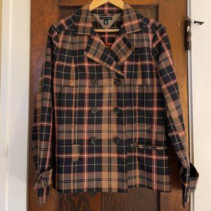 EUC Tommy Hilfiger Fall Plaid Riding Jacket - Medium, Vintage